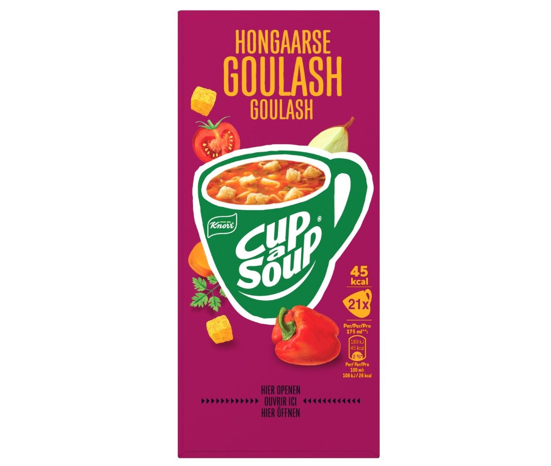 Knorr Cup-a-Soup Hongaarse Goulash 21x175ml